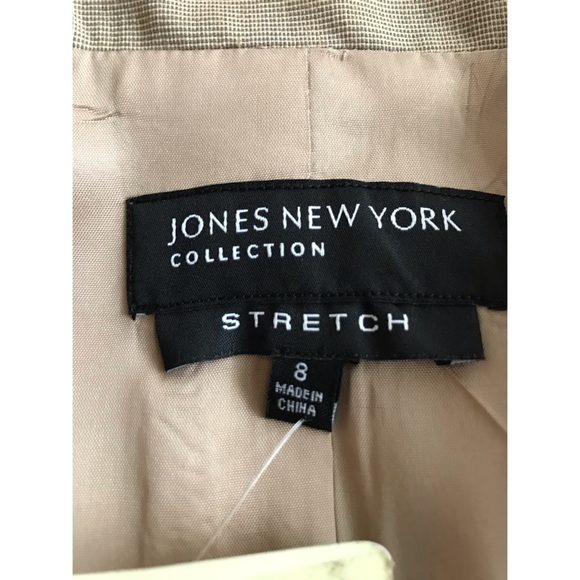 Jones New York Collection Women’s Tan Blazer  Size 8 - Picture 3 of 6